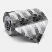 BW Black & White London Bus & Big Ben ネクタイ (ロール)