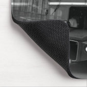 BW Black & White London Bus & Big Ben マウスパッド (コーナー)