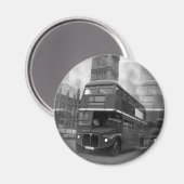 BW Black & White London Bus & Big Ben マグネット (正面/裏面)