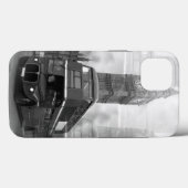BW Black & White London Bus & Big Ben Case-Mate iPhoneケース (裏面 (横))