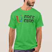 BW DesignFree鳥 Tシャツ (正面)