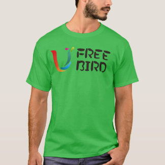 BW DesignFree鳥 Tシャツ