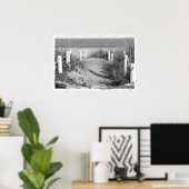 BW Fort Pierce、フロリダ州のビーチウォークドゥーンはロープをオフにした ポスター (ホームオフィス)