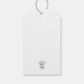 BW 'Perfect Love Drives Out Fear' - 1ヨハネ4:18 ギフトタグ (裏面)