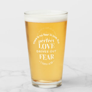 BW 'Perfect Love Drives Out Fear' - 1ヨハネ4:18 タンブラーグラス