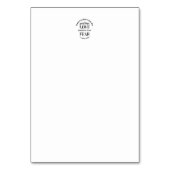 BW 'Perfect Love Drives Out Fear' - 1ヨハネ4:18 テーブルナンバー (裏面)