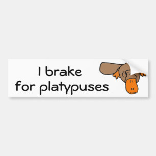 BW- platypusesのためのIブレーキ バンパーステッカー