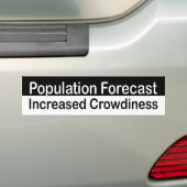 BW_population_forecast バンパーステッカー (車上)