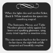 BW Reception スクエアシール (正面)