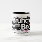 BWB 2009のマグの黒い中心 ツートーンマグカップ (中央)