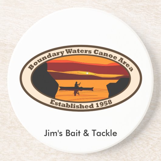 BWCAコースター – カスタムメッセージ コースター (正面)