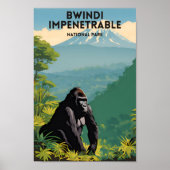 Bwindi不可侵国立公園 ポスター (正面)