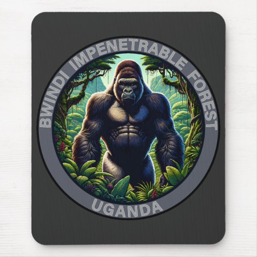 Bwindi Impernable Forest Uganda マウスパッド (正面)