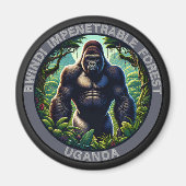 Bwindi Impernable Forest Uganda マグネット (正面)