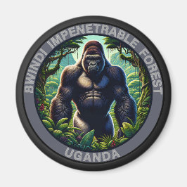 Bwindi Impernable Forest Uganda マグネット