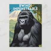 Bwindi Impernetable国立公園旅行 ポストカード (正面)