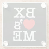 BX ❤のME ガラスコースター (裏面)
