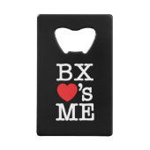 BX ❤のME クレジットカード栓抜き (正面)