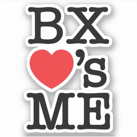 BX ❤のME シール (正面)