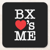 BX ❤のME スクエアペーパーコースター (正面)