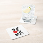 BX ❤のME スクエアペーパーコースター (インサイチュ)