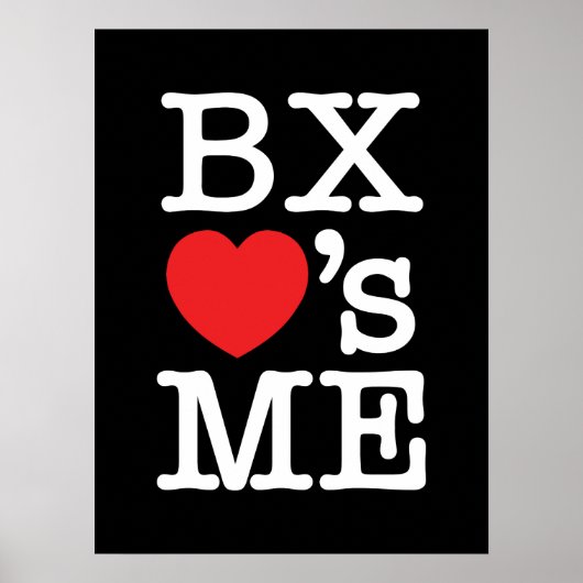 BX ❤のME ポスター (正面)