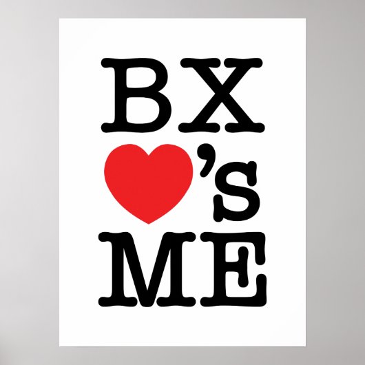 BX ❤のME ポスター (正面)