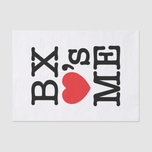 BX ❤のME 薄葉紙 (正面)