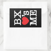 BX ❤のME 長方形シール (バッグ)