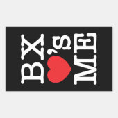 BX ❤のME 長方形シール (正面)