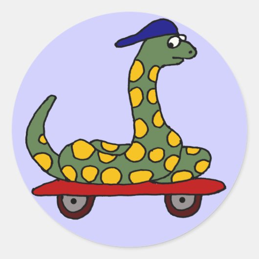 BX – ボアおもしろいスケートボードシール ラウンドシール (正面)