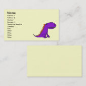 BX-紫色のドラゴンの名刺 名刺 (正面/裏面)