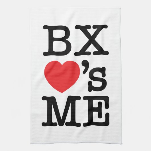 BX ❤'s ME キッチンタオル (縦)