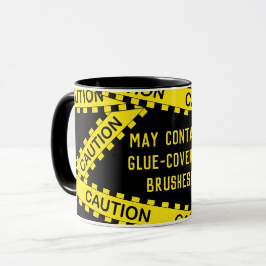 BY01クラフトカスタムギフトのための警察テーおもしろいプの切り離し マグカップ (正面左)