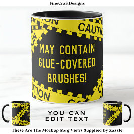 BY01クラフトカスタムギフトのための警察テーおもしろいプの切り離し マグカップ