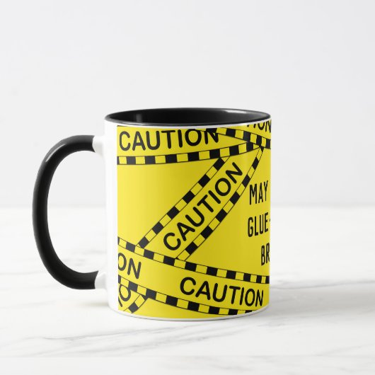 BY02クラフトカスタムギフトのための警察テーおもしろいプの切り離し マグカップ (左)