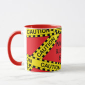 BY03クラフトカスタムギフトのための警察テーおもしろいプの切り離し マグカップ (左)