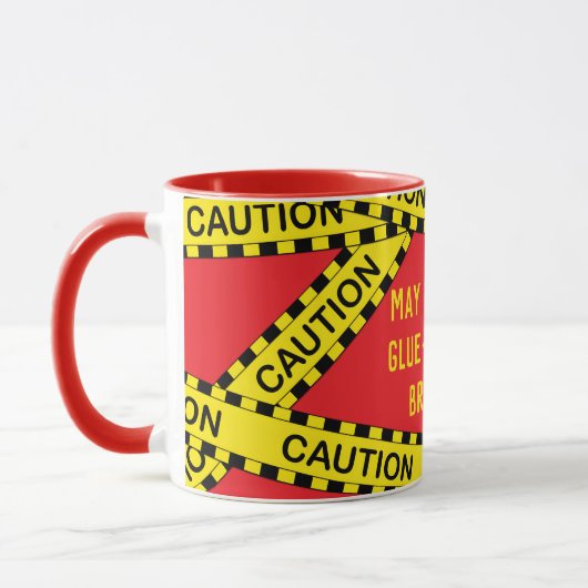 BY04クラフトカスタムギフトのための警察テーおもしろいプの切り離し マグカップ (左)