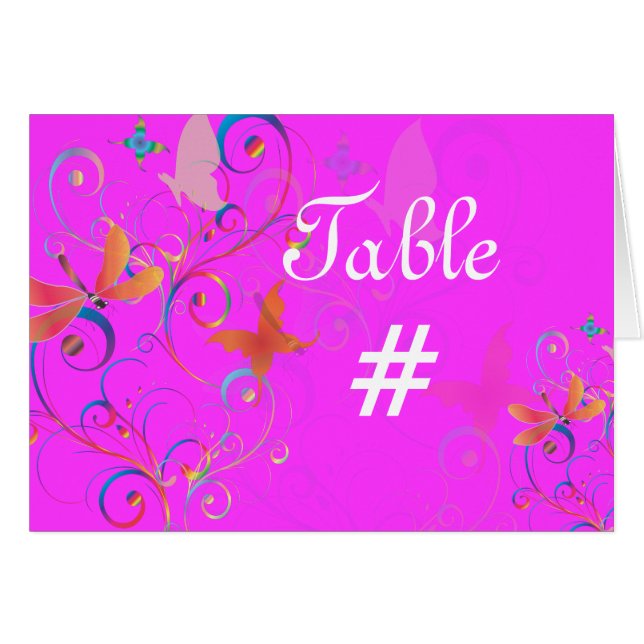 By2の流れ、完全にカスタマイズ可能な結婚式の招待 (正面横)