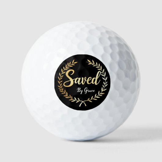 By 救 Grace Golf Balls – 忠実なパパへの贈り物 ゴルフボール (正面)