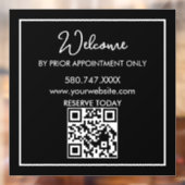 By Appointment Only Logo AI door sign ウィンドウサイン (シート2)