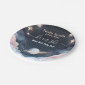 By Cloud Twinkle Twinkle Little Star Gender Reveal ペーパープレート (アングル)