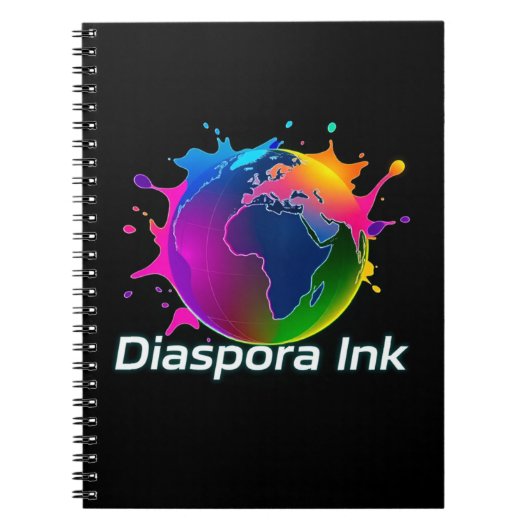 By Diaspora Ink.  Notebook/Journal.  ノートブック (正面)