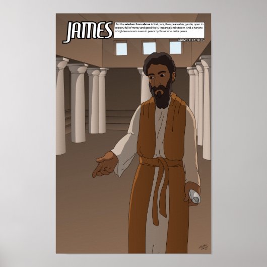 By Faith Series - James Poster 11" x 17" ポスター (正面)