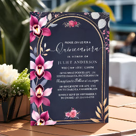 By Glam Ball Gown Spark Dark Navy Blueキンセアニェラ 招待状