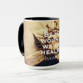 By His Wounds We Are Healed  マグカップ (正面左)