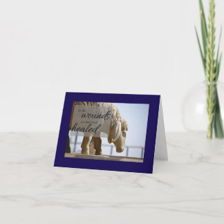 By His Wounds We are Healed Card ノートカード