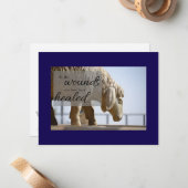 By His Wounds We are Healed Card ノートカード (正面/裏面インサイチュ)