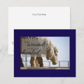 By His Wounds We are Healed Card ノートカード (正面/裏面)