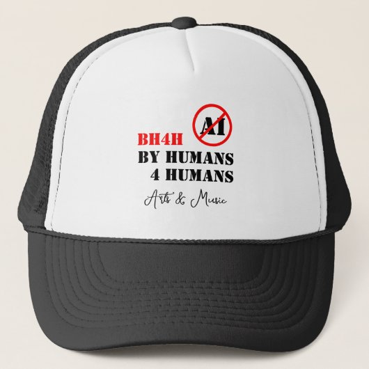 By Humans 4 Humans / Arts & Music (BH4H) キャップ (正面)